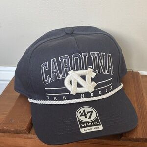 '47 Carolina Tar Heels Rope Snapback Hat - Navy and White
